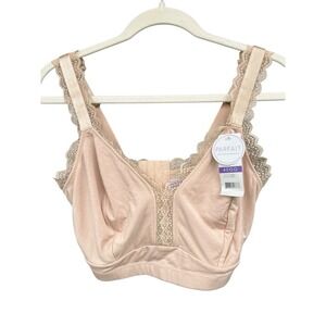 Parfait Dalis P5641 Womens Wire Free Bralette US Size 40J UK 40GG Beige Lounge